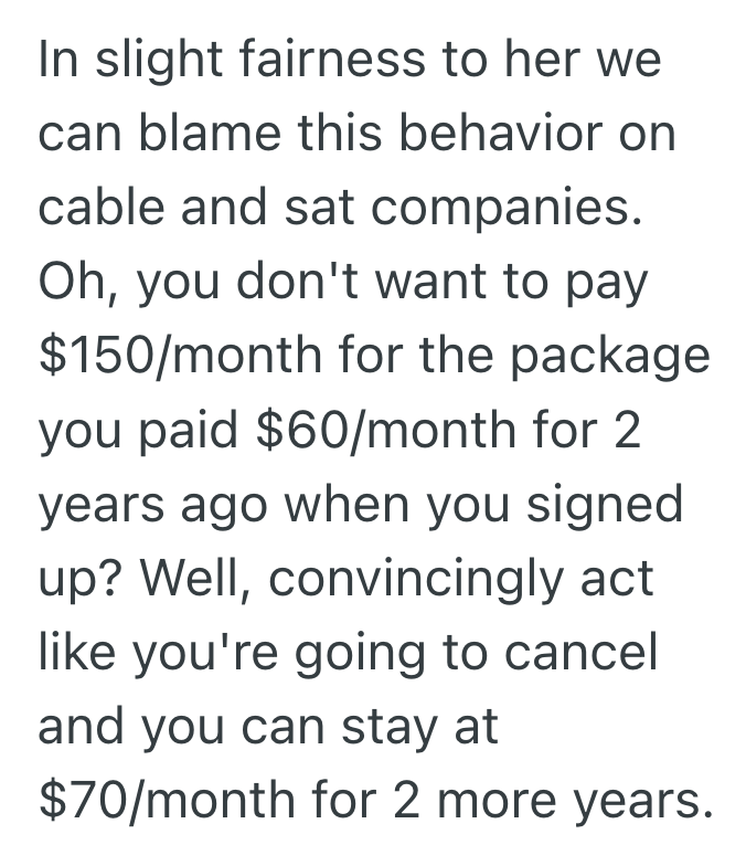 Screenshot 2025 04 07 at 7.10.24%E2%80%AFPM Customer Threatened To End Her Subscription Over A Price Hike, But When The Agent Complied And Closed It, She Realized It Would Cost Her Even More To Start Fresh