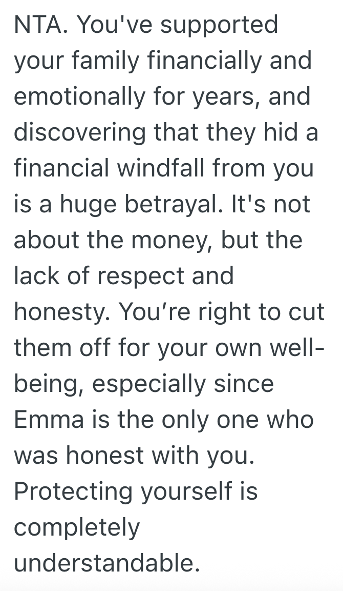 Screenshot 2025 04 08 at 10.13.00 PM Man Helps His Siblings Financially For Years, But When One Of Them Suddenly Gets A Lot Of Money, They Keep It A Secret From Him