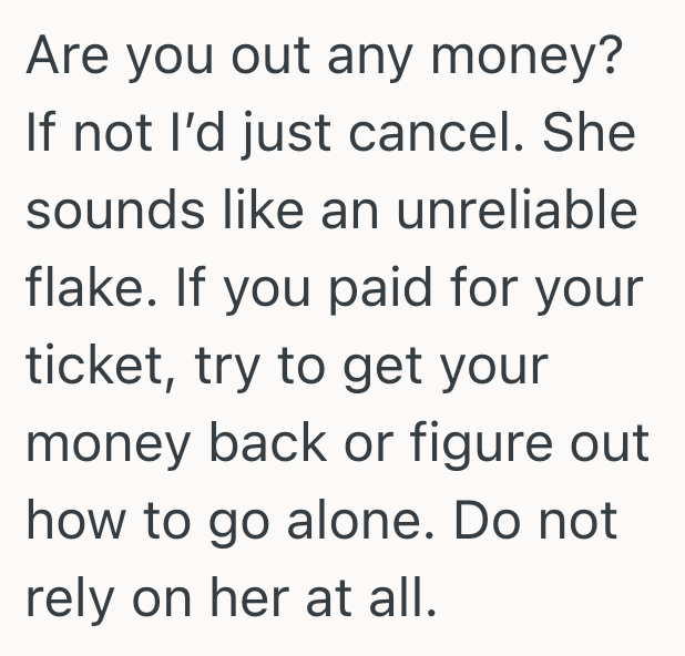 Screenshot 2025 04 08 at 10.15.02%E2%80%AFAM Two Friends Plan To Travel To A Concert In Another City Together, But Now One Friend Seems To Have Changed Her Mind