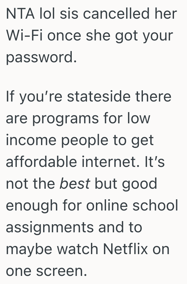 Screenshot 2025 04 08 at 9.15.56 AM Woman Shared Her Internet Password With A Neighbor She Invited Over For Dinner, But When The Neighbor Was Using It At Home, She Changed Her Password
