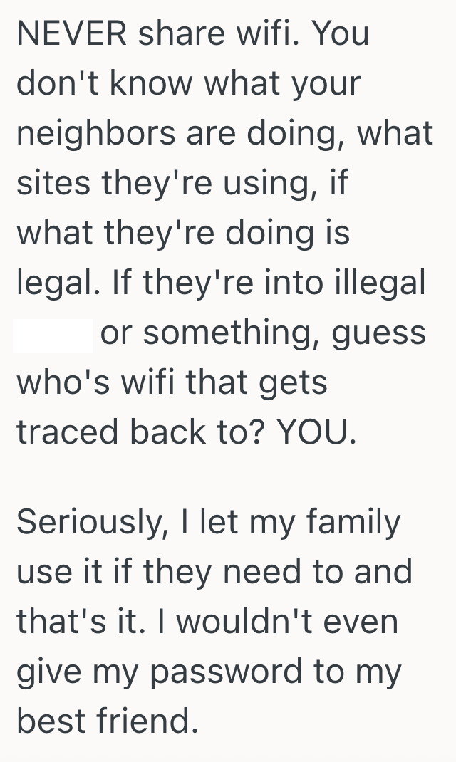 Screenshot 2025 04 08 at 9.16.31 AM Woman Shared Her Internet Password With A Neighbor She Invited Over For Dinner, But When The Neighbor Was Using It At Home, She Changed Her Password