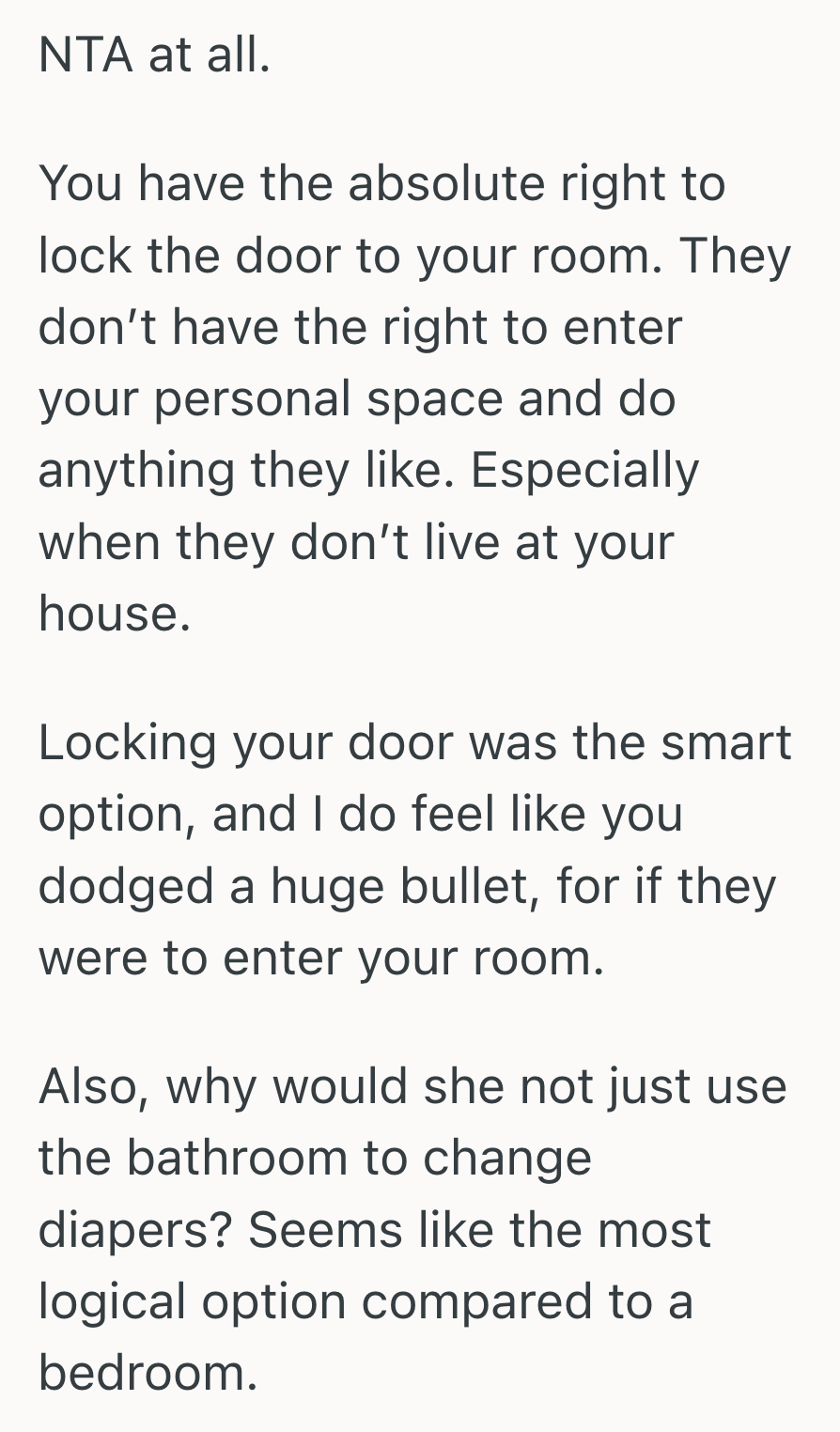 Screenshot 2025 04 09 at 1.13.36 PM She Locked Her Room To Protect Her Valuables From Her Poorly Behaved Cousins, But The Rest Of Her Family Took It As A Personal Attack