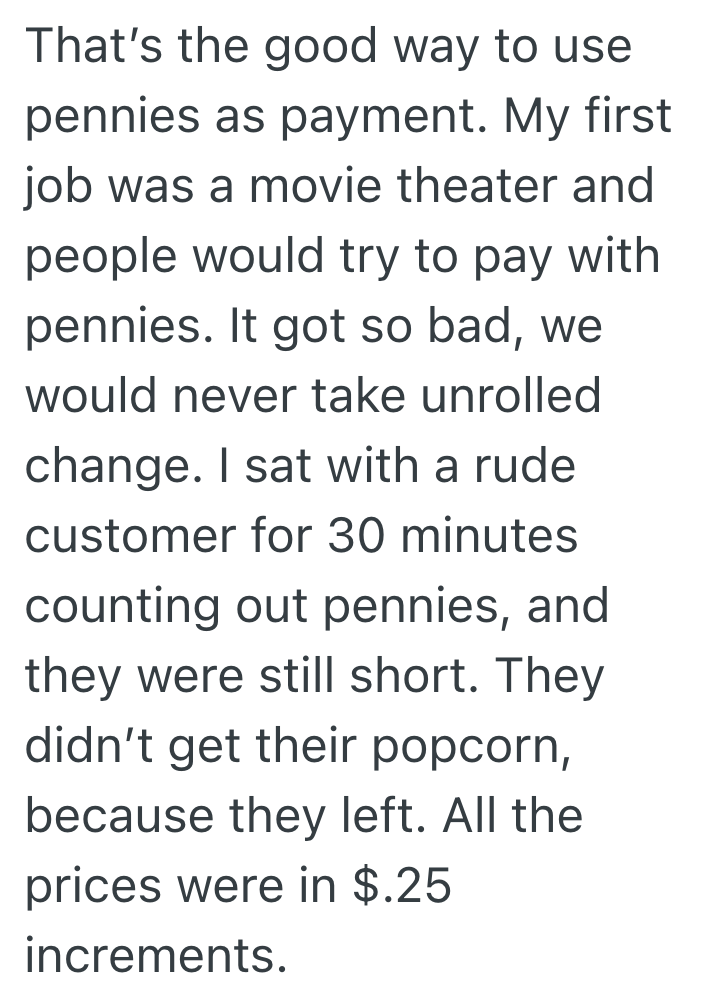 Screenshot 2025 04 09 at 3.03.01 PM Store Employee Suspects A Customer Of Being A Thief, So The Customer Pays For His Purchase In Pennies
