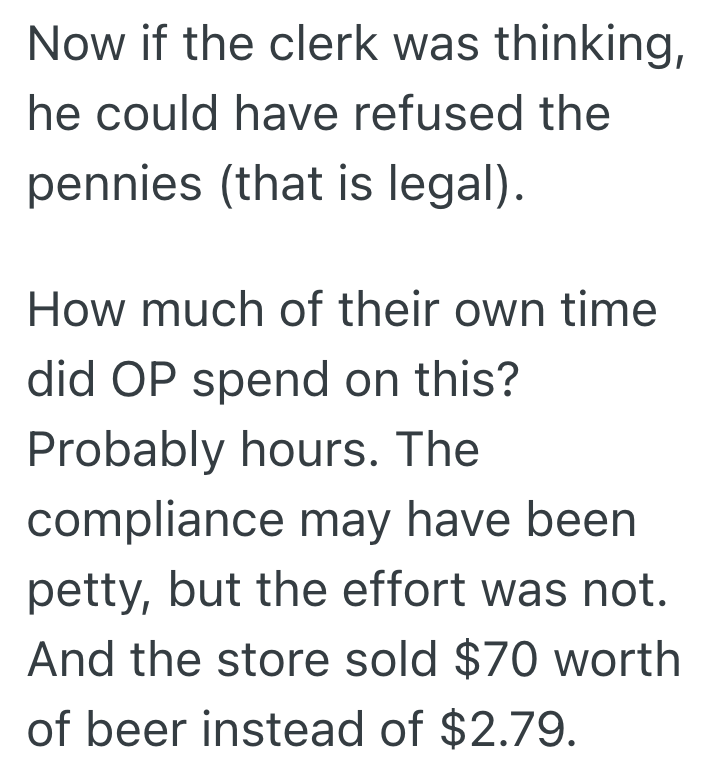 Screenshot 2025 04 09 at 3.03.40 PM Store Employee Suspects A Customer Of Being A Thief, So The Customer Pays For His Purchase In Pennies