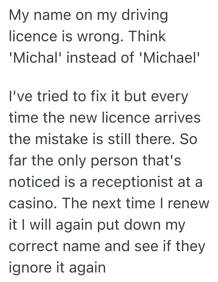 Screenshot 2025 04 09 at 5.09.29 PM There Was A Spelling Mistake With His Name On His Phone Bill, But It Wasnt A Problem Until He Moved And The Bill Wasnt Forwarded To His New Address