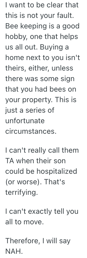 Screenshot 2025 04 10 at 10.28.08 AM New Neighbors Want Them To Get Rid Of Their Bees Because Their Son Is Highly Allergic, But They Refuse To Do It