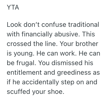 Screenshot 2025 04 11 at 1.16.30%E2%80%AFAM Woman Has Been Helping Her Younger Brother Financially Without Telling Her Partner, So He Broke Up With Her When He Found Out