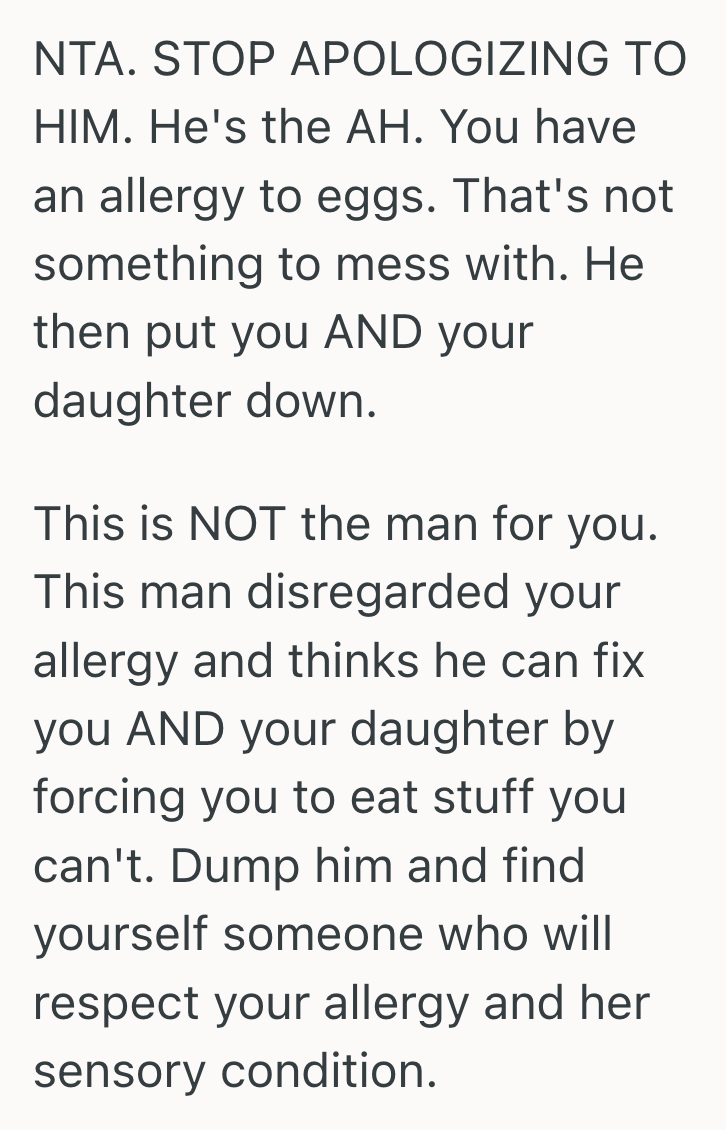 Screenshot 2025 04 11 at 3.59.25 PM She Couldn’t Eat The Food Her Date Prepared Because Of Her Allergy, But He Labeled Her As Difficult And Told Her To Get Over It
