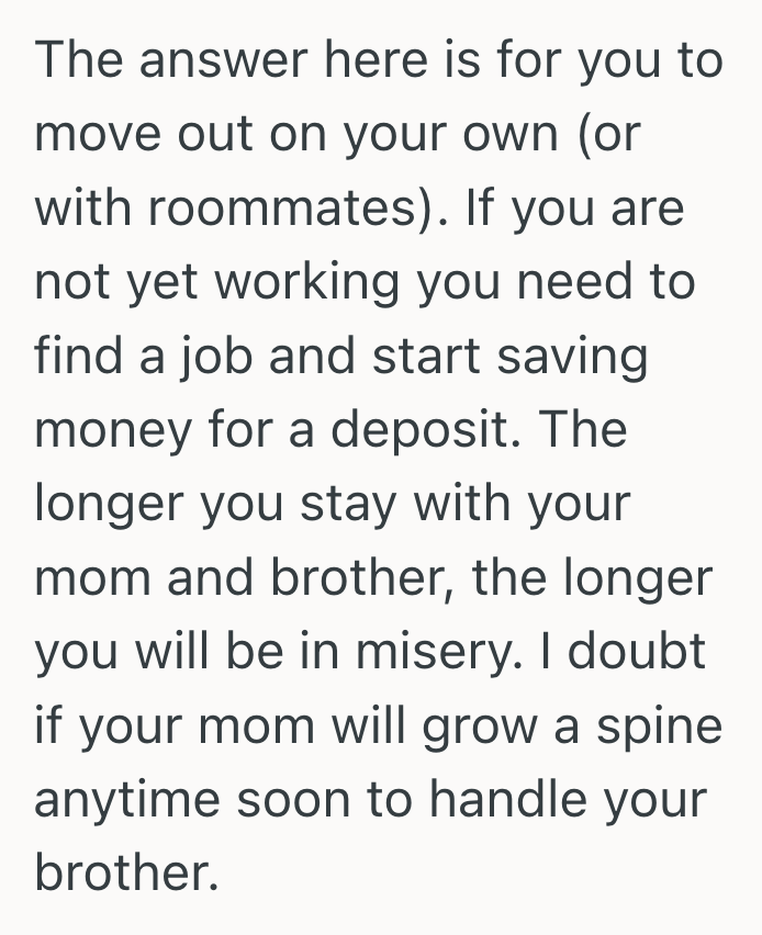 Screenshot 2025 04 12 at 1.36.04 PM Her Misbehaving Brother Was Allowed To Cross Every Line Without Consequence, So She Finally Called Her Mom Out On Her Lack Of Accountability
