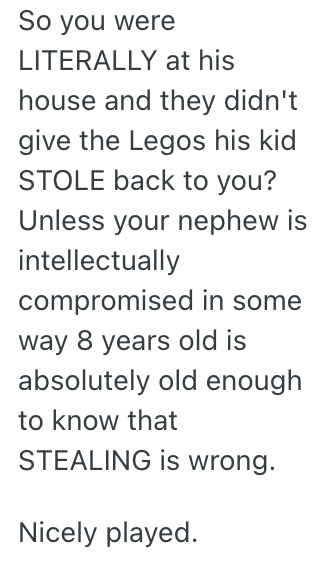 Screenshot 2025 04 12 at 12.35.24 PM His Nephew Took Some Legos From His House, So He Let His Kids Take All Kinds of Stuff From His House When They Visited