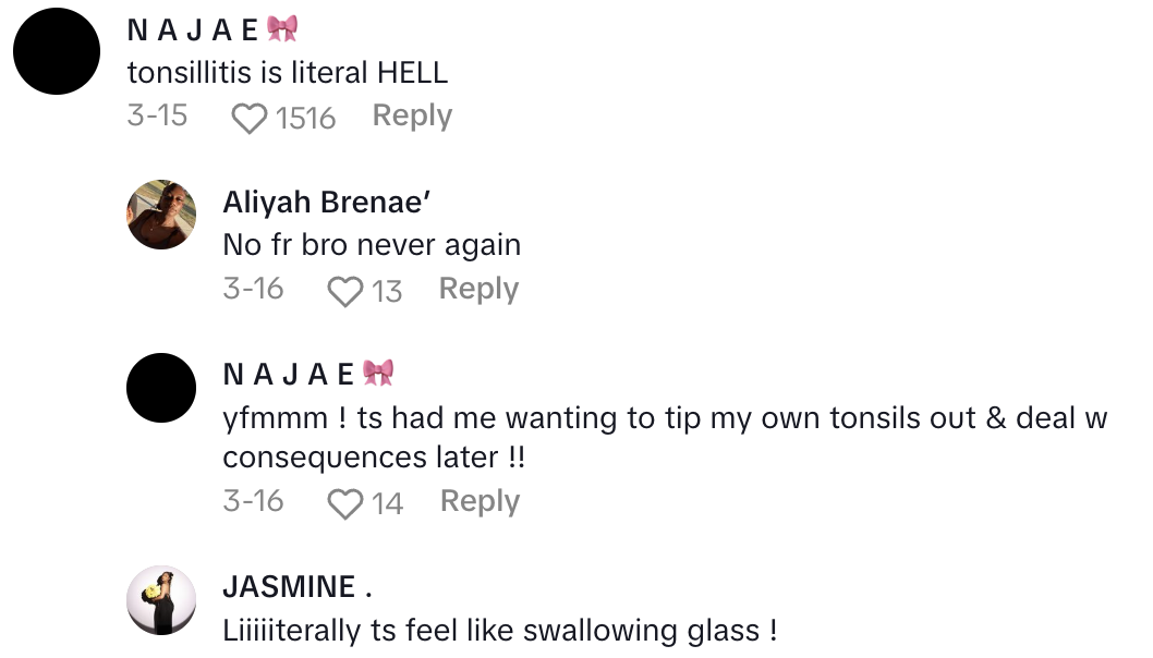 Screenshot 2025 04 13 at 11.05.53%E2%80%AFAM I could not get rid of it for the life of me.   A Partygoer Shared A Drink With An Acquaintance But Ended Up Having To Get Her Tonsils Removed