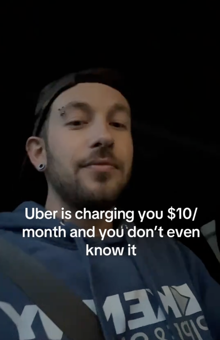 man talking about uber overcharging people