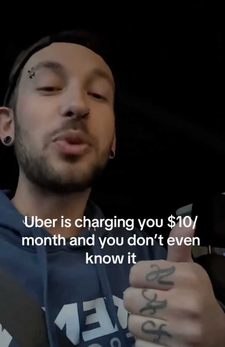 man speaking about uber overcharging customers