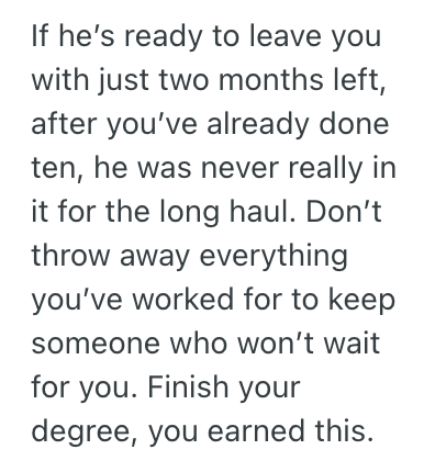 Screenshot 2025 04 16 at 11.35.42 PM Her Boyfriend Wants To Break Up With Her Because He Cant Deal With A Long Distance Relationship, So Shes Wondering If She Should Break Up With Him Or Quit Pursing Her Studies Overseas