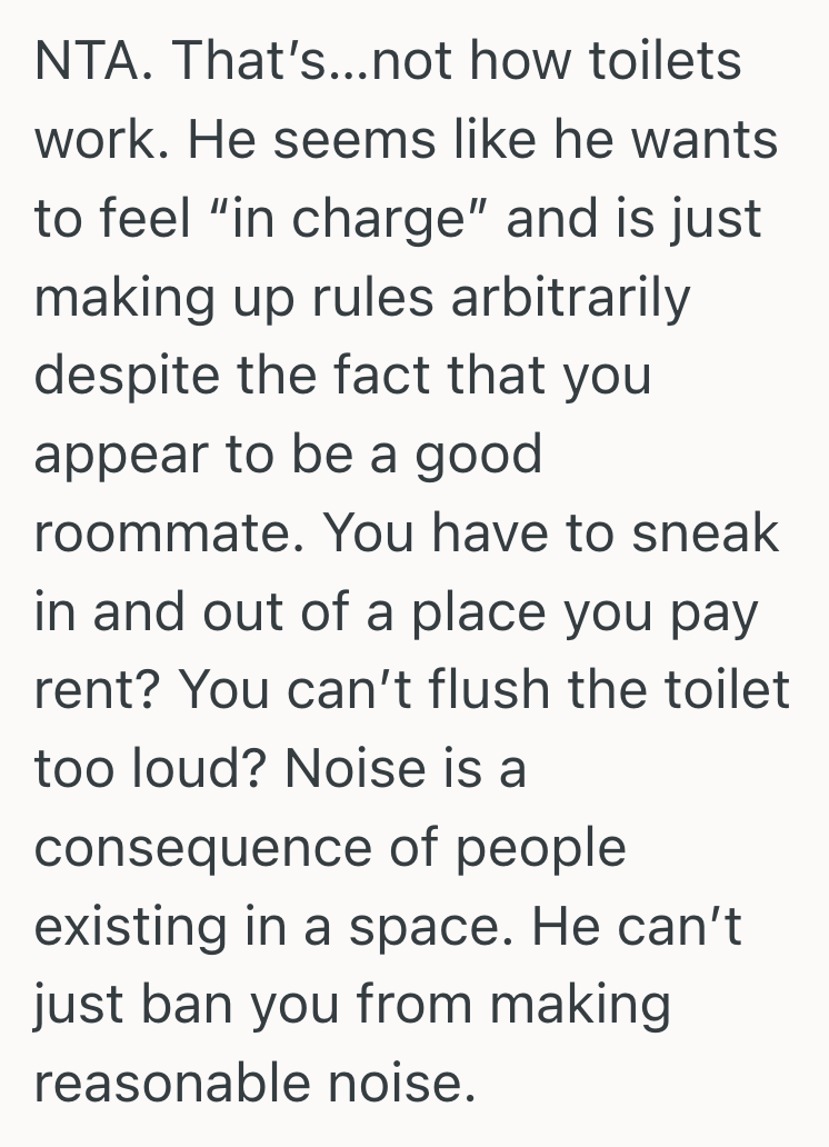 Screenshot 2025 04 16 at 3.00.46 PM He Wanted A Quiet Place To Recharge Between Shifts, But His Difficult Roommate Accused Him Of Being Too Loud To Live With