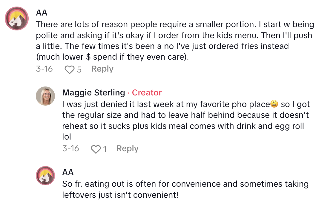Screenshot 2025 04 17 at 1.31.52 PM Raising Canes Customer Thinks Kids Size Meals Should Be Normalized For Adults.   It’s $6.99, which is what I believe I should be paying for my lunch.