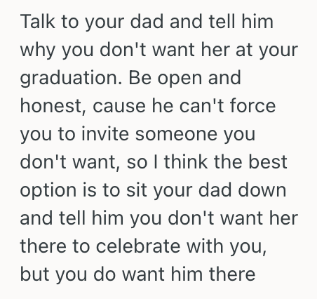 Screenshot 2025 04 17 at 11.03.34 AM Young Lady Didnt Invite Her Stepmom To Her High School Graduation, So Her Dad Got Mad And Said He Wont Go Unless Her Stepmom Did Too