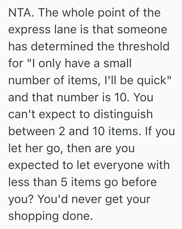 Screenshot 2025 04 17 at 11.36.55%E2%80%AFAM Grocery Customer Didnt Let Another With Fewer Items Go Ahead Of Them At The Checkout, So The Other Shopper Called Her Rude