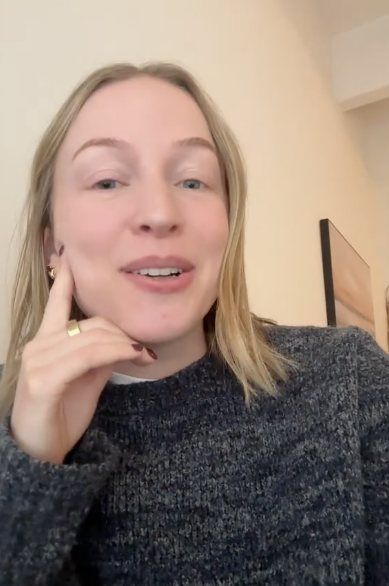 woman smiling at camera