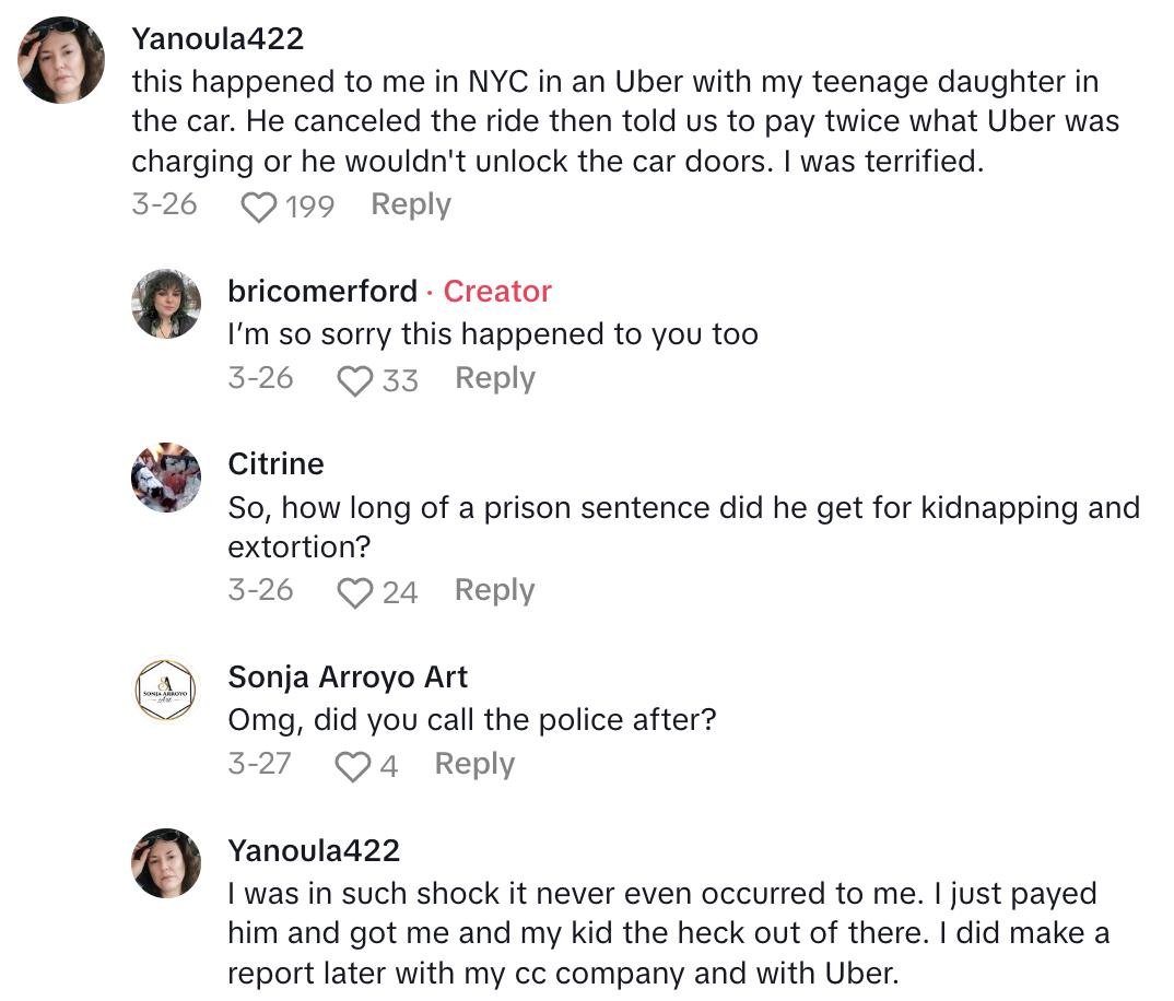 Screenshot 2025 04 17 at 2.16.51 PM They told me that I should’ve called 911 and that it was my fault.   A Ride Share Customer Said She Was Scammed By Her Lyft Driver And The Company Didnt Care