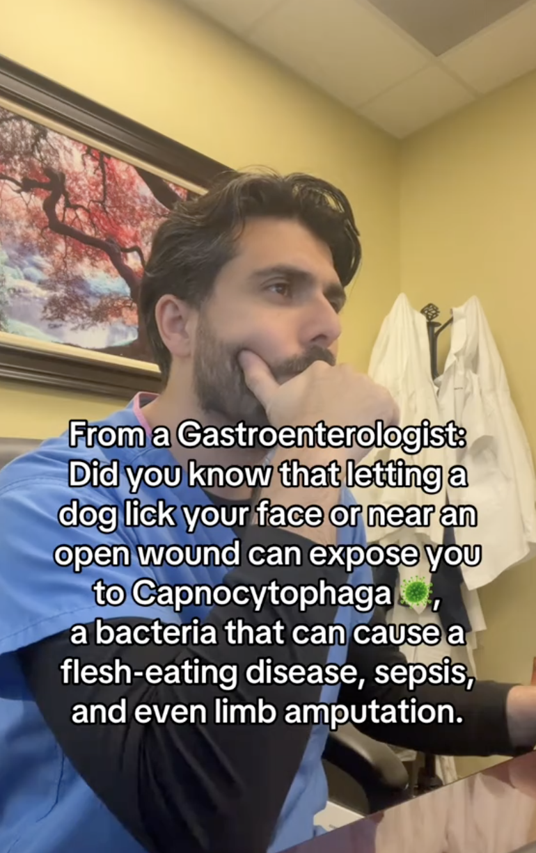 a doctor looking at a computer