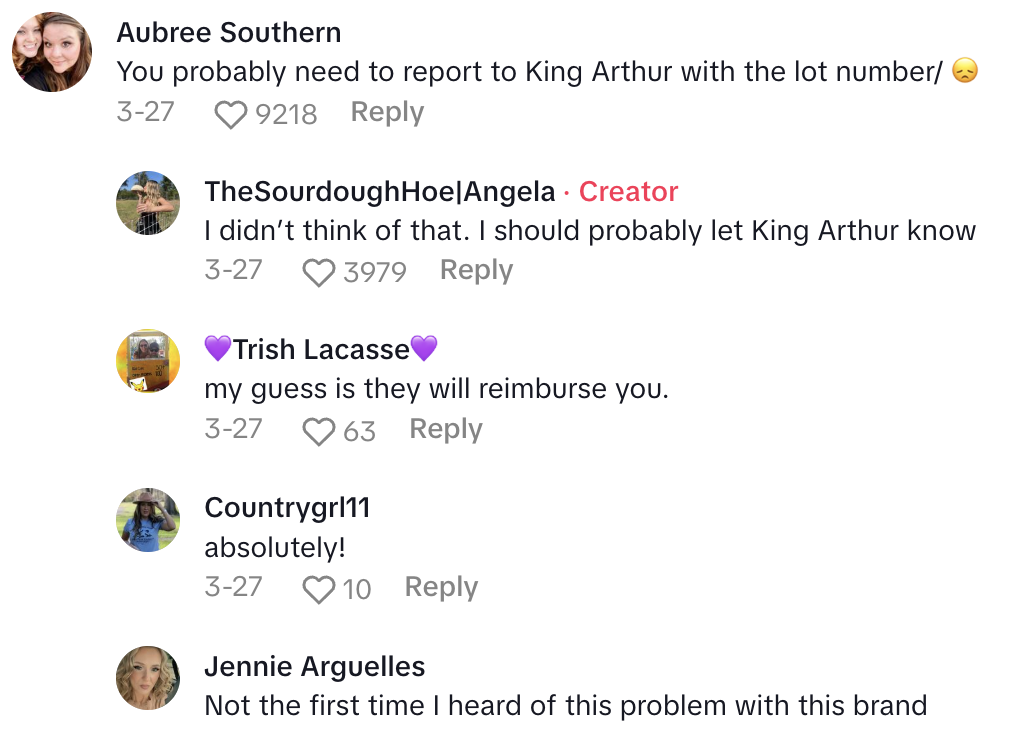 Screenshot 2025 04 17 at 4.40.05 PM Sams Club Shopper Wasnt Happy To Find Out The Bags Of Flour She Bought Were Moldy