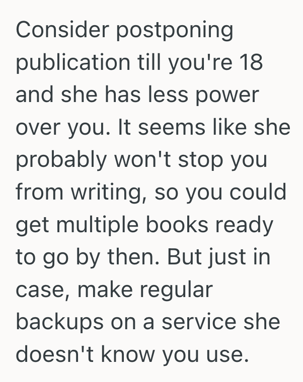 Screenshot 2025 04 18 at 11.21.21 AM Teen Thought Her Writing Was Ready To Share With The World, But Her Protective Mother Dimmed The Spotlight To Keep Her Safe