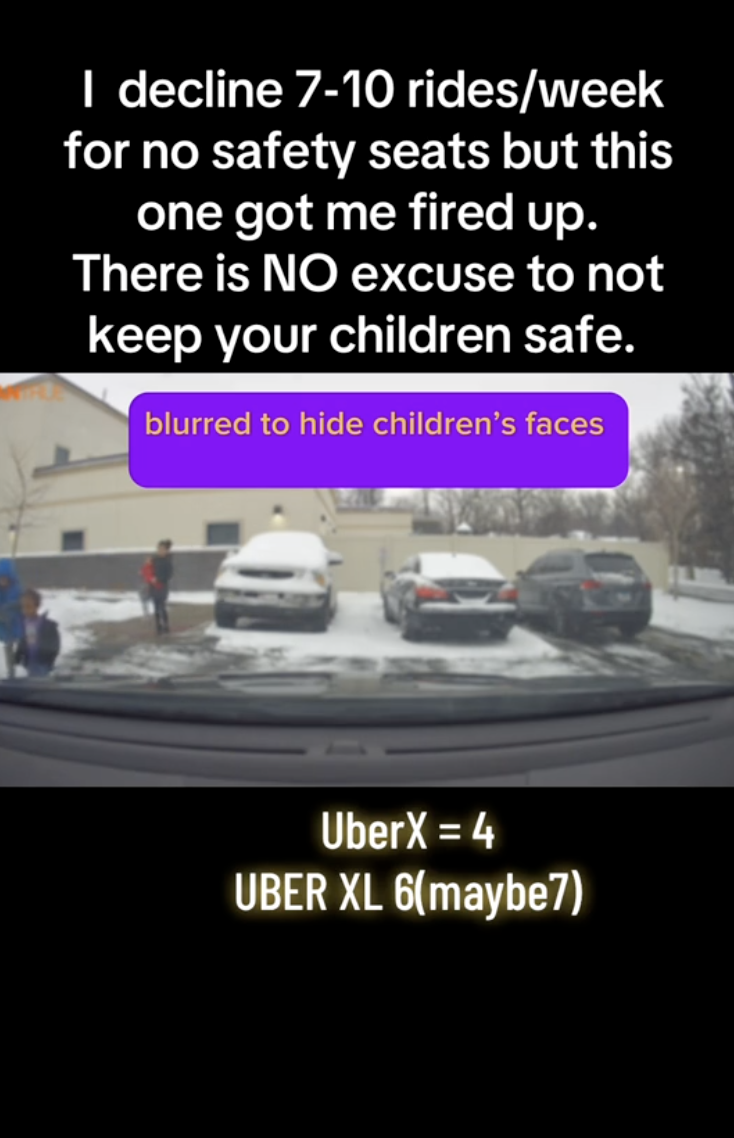 cars in a snowy parking lot