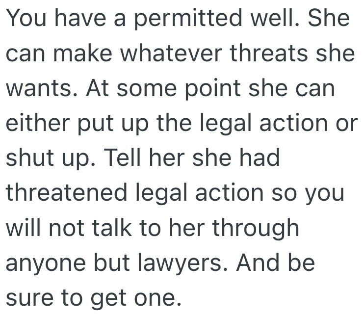 Screenshot 2025 04 20 at 1.46.57 PM Homeowners Refused To Remove A Well On Their Property So Their Neighbor Could Replace Their Septic Tank, And Then Things Went South Fast