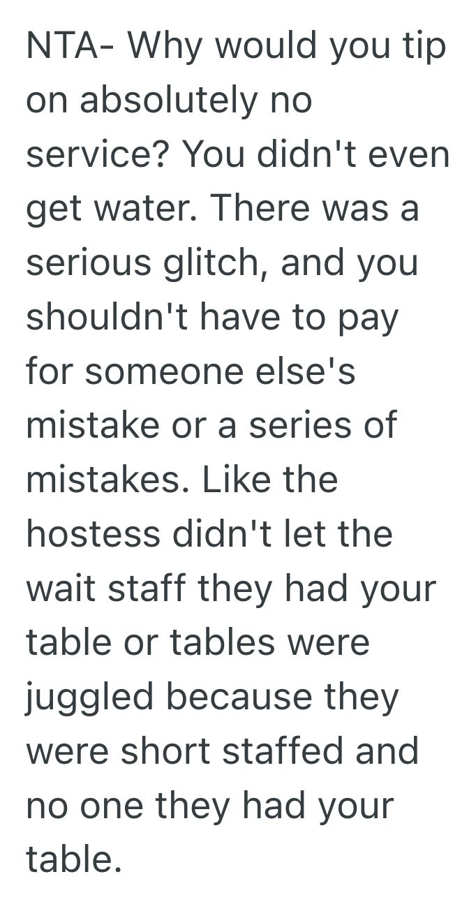 Screenshot 2025 04 20 at 10.40.17%E2%80%AFAM Customer Sat Through Thirty Minutes Without Service At A Local Restaurant, So They Walked Out Without Leaving A Tip