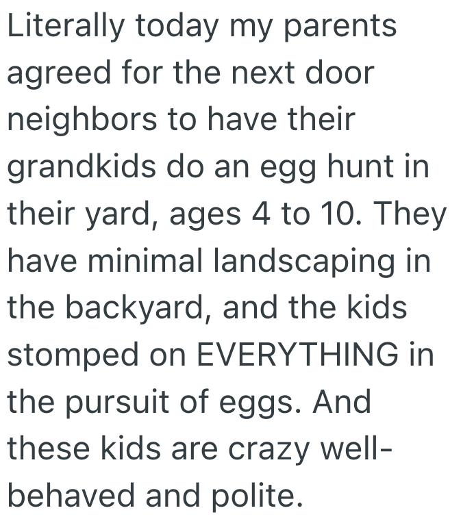 Screenshot 2025 04 20 at 2.34.30 PM Neighbor Took A Fun Easter Tradition Several Steps Too Far, And The Grumpy Guy Next Door Did Not Think It Was An Eggs cellent Choice