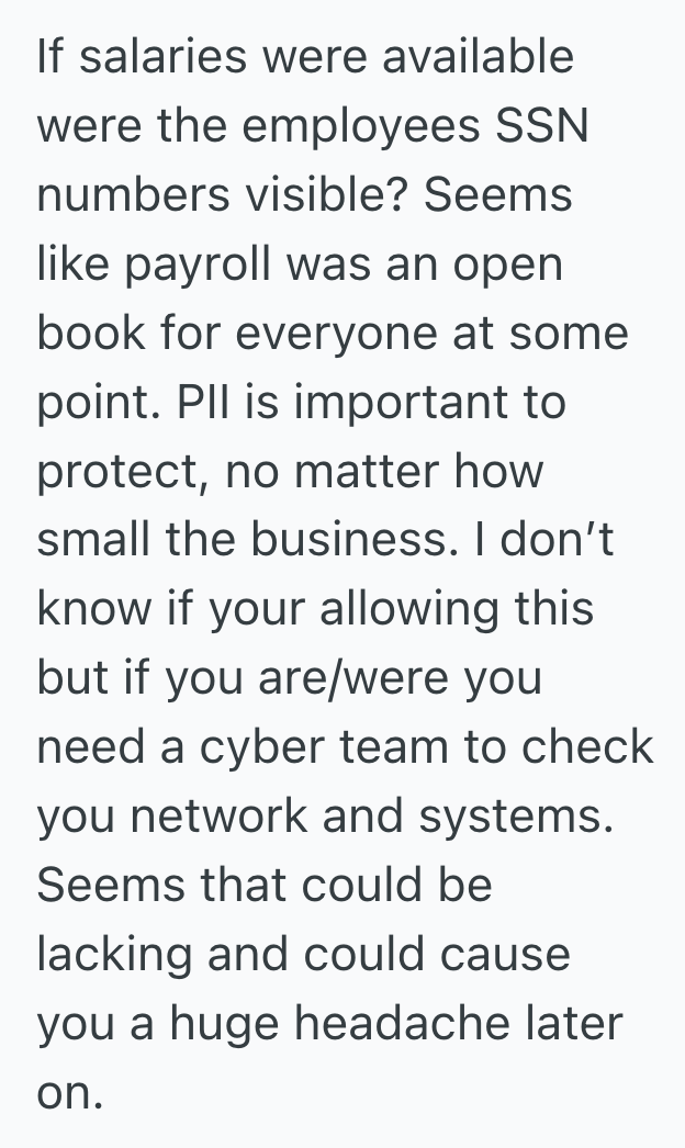 Screenshot 2025 04 21 at 3.39.54 PM Rude Employee Peeked At Everyones Salaries To Give Herself An Advantage, So The Boss Pushed Her Out And Then Posted Everyones Salaries For All To See