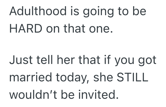 Screenshot 2025 04 21 at 5.45.43 PM She Had An Adults Only Wedding, And Three Years Later, Her Niece Is Still Whining About How Traumatic It Was To Be Excluded
