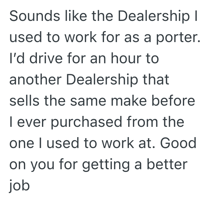 Screenshot 2025 04 22 at 10.23.30 PM Car Dealership Employee Bought A Car At A Different Store, And When A Manager Found Out, He Joked That The Employee Was Fired