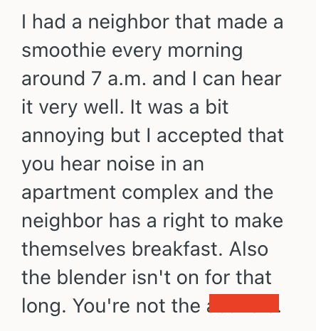 Screenshot 2025 04 22 at 11.11.21 PM Woman Uses A Blender To Make Smoothies For Breakfast Every Morning, But Her New Neighbor Complained That She Was Being Too Loud