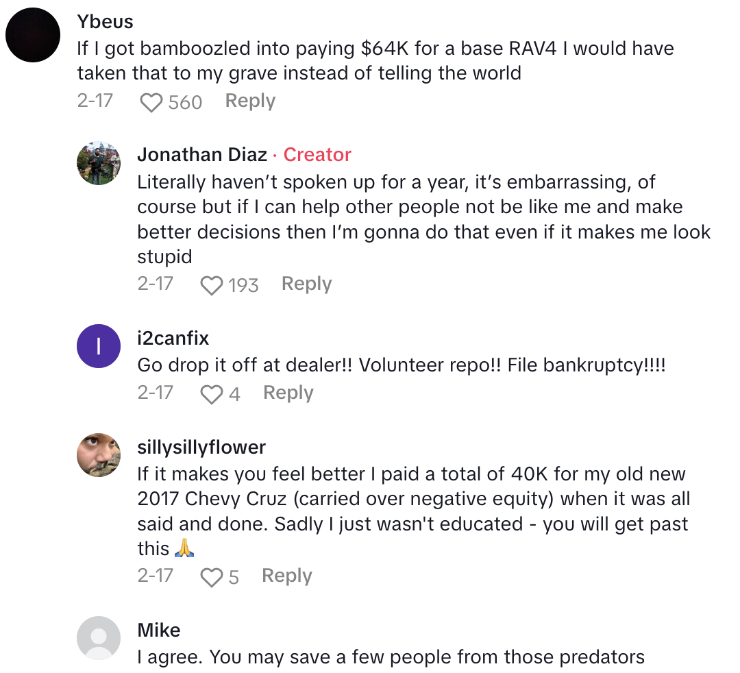 Screenshot 2025 04 22 at 5.13.14 PM Toyota Owner Isnt Happy About How He Was Treated By The Car Salesman Who Helped Him Out