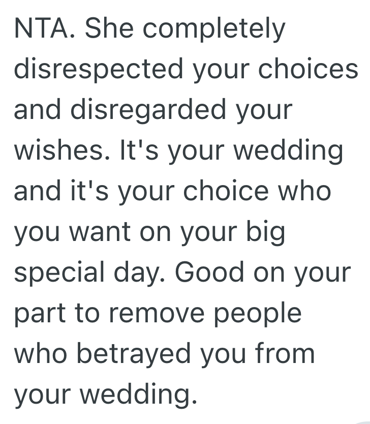 Screenshot 2025 04 23 at 10.06.12%E2%80%AFAM Maid of Honor Invites Her Estranged Mom To The Wedding Behind The Brides Back, So She Kicks Her Out Of The Wedding Entirely