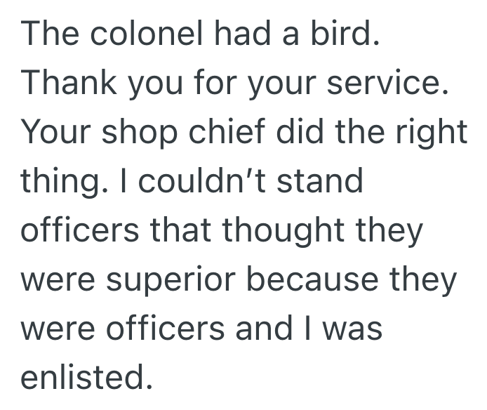 Screenshot 2025 04 23 at 5.49.11 PM Airman Had To Tell A High Ranking Colonel To Go The Long Way Around Because A Truck Was Blocking The Path, But The Colonel Refused To Listen