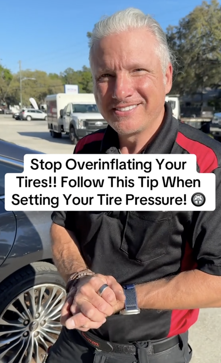 mechanic talking about tires