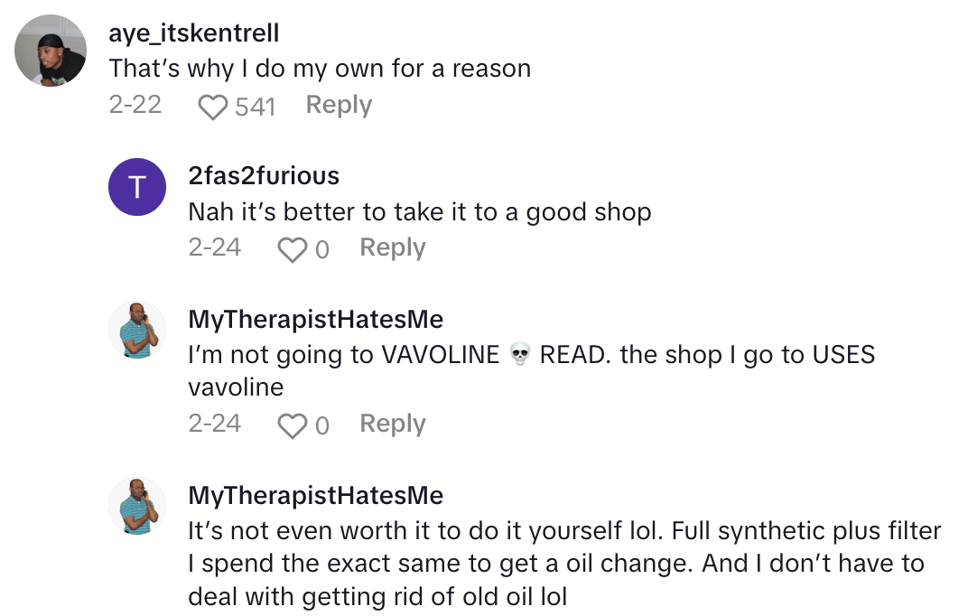 Screenshot 2025 04 23 at 9.11.51 AM Car Owner Talked About The Terrible Oil Change She Got At A Walmart