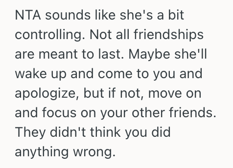Screenshot 2025 04 24 at 4.04.20 PM Woman Called Her Best Friend Bossy And Controlling During A Trip With Other Friends, So Their Friendship Reached Its Breaking Point
