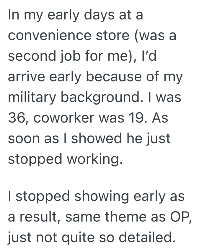 Screenshot 2025 04 25 at 11.59.22 AM Employee Usually Clocked In For Work Ten Minutes Early, But Then Another Employee Told Him To Clock In Exactly On Time