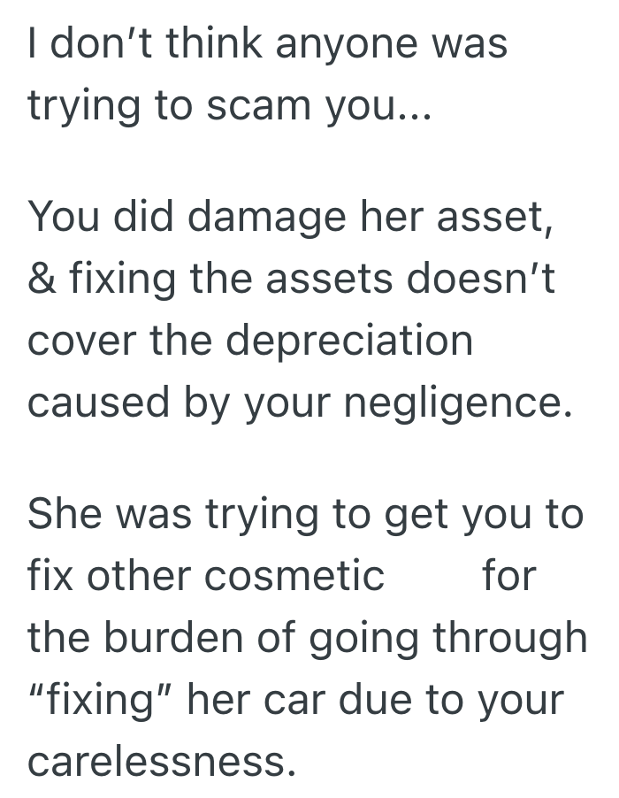 Screenshot 2025 04 25 at 12.43.25 PM Student Scrapes Another Persons Car In The Parking Lot, But The Other Person Tries To Scare Him Into Paying For A Lot Of Unnecessary Work