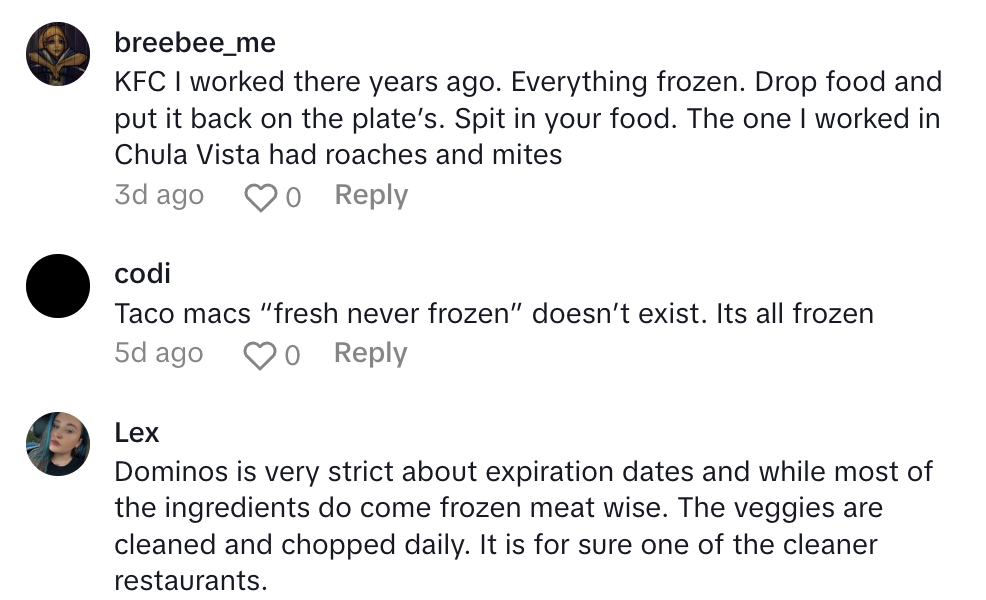 Screenshot 2025 04 26 at 3.15.17 PM Consumer Spilled The Beans About What Really Goes On At Different Popular Restaurants.   There is no secret menu at Starbucks.