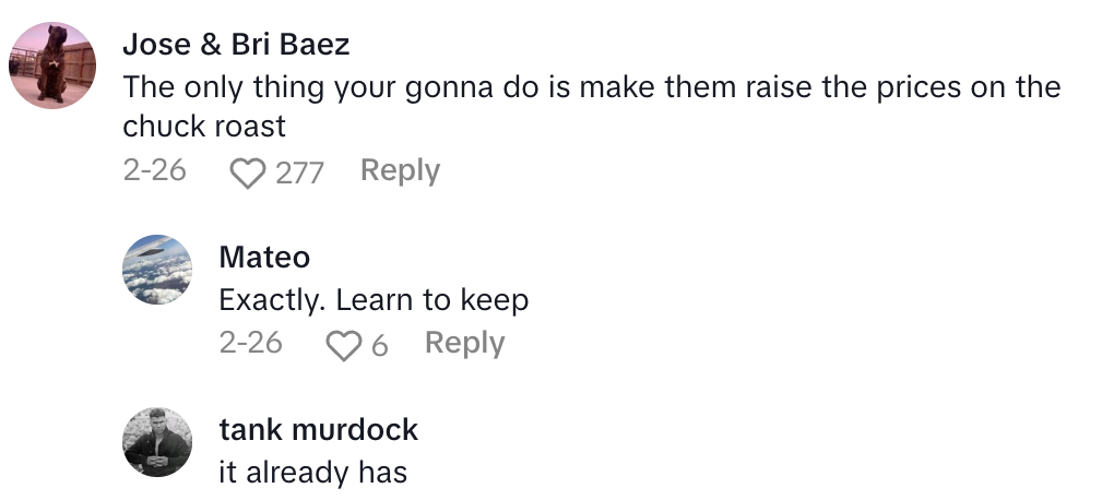 Screenshot 2025 04 26 at 3.24.46 PM Meat Shopper Talked About A Cheaper Alternative To Ribeye Steaks.   It’s going to be $9.99 a pound.