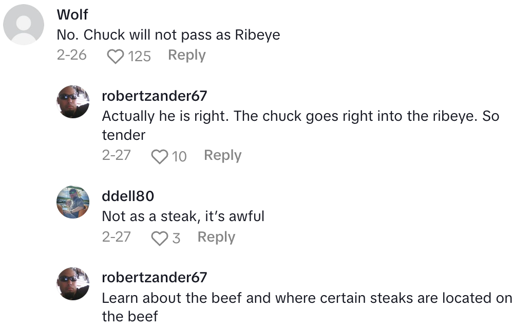 Screenshot 2025 04 26 at 3.24.56 PM Meat Shopper Talked About A Cheaper Alternative To Ribeye Steaks.   It’s going to be $9.99 a pound.