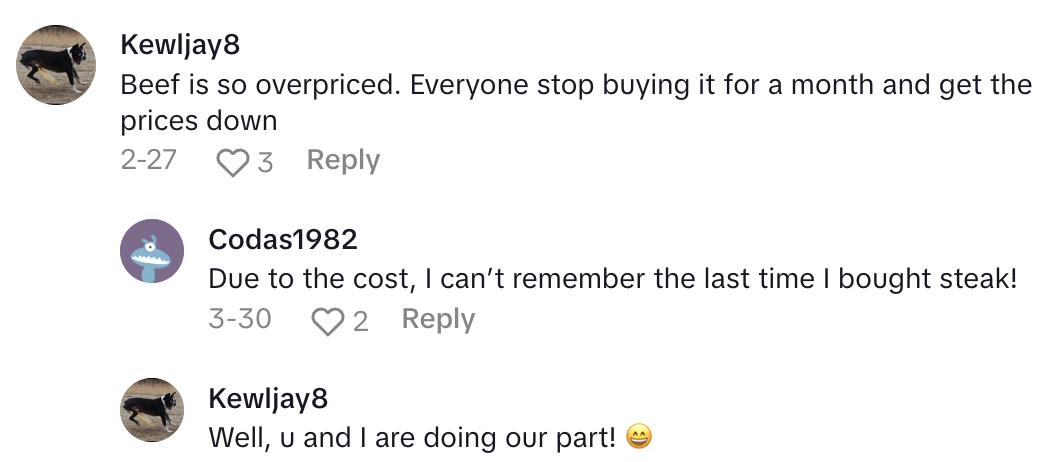 Screenshot 2025 04 26 at 3.25.12 PM Meat Shopper Talked About A Cheaper Alternative To Ribeye Steaks.   It’s going to be $9.99 a pound.