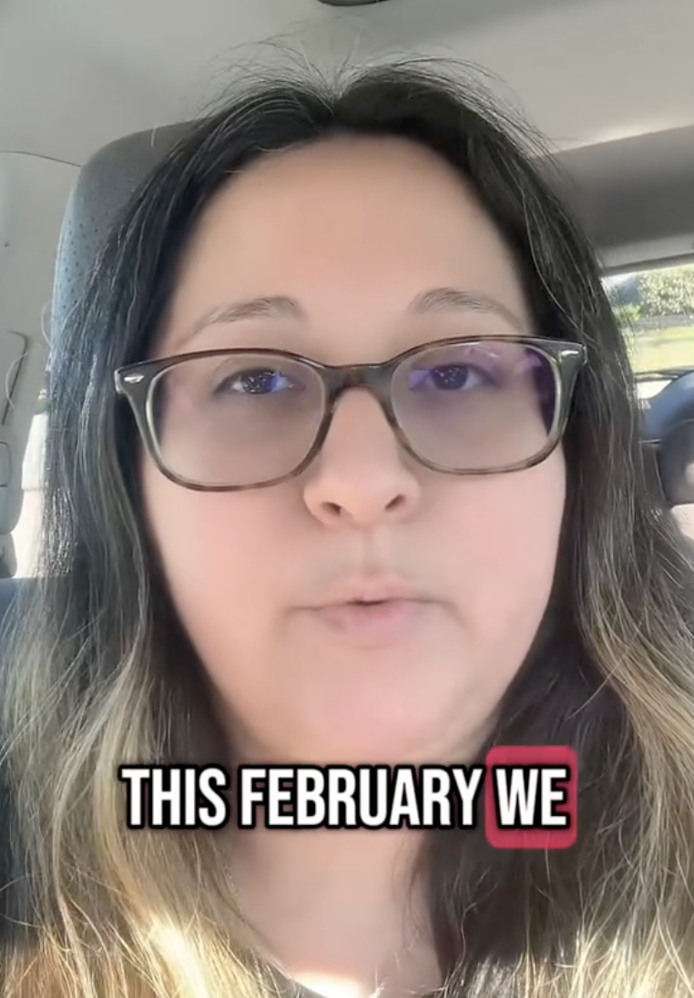 woman talking in her car