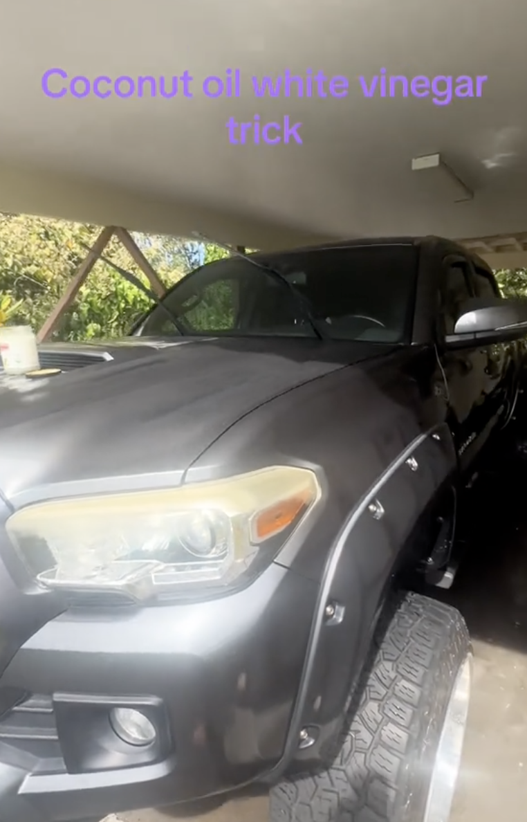 Screenshot 2025 04 26 at 3.54.14%E2%80%AFPM A Truck Owner Shared A Hack For Getting Rid Of Sun Damage On His Vehicle.   Just wipe it on after you clean the.