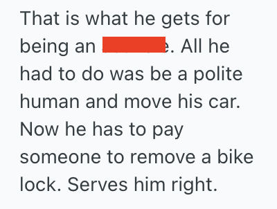 Screenshot 2025 04 27 at 12.00.51 AM Man Was Rudely Blocked In By Another Driver In The Parking Lot, So He Taught Him A Lesson With A Bike Lock